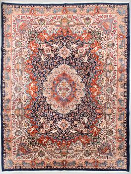 A Kashmar rug, 390 x 297 cm.