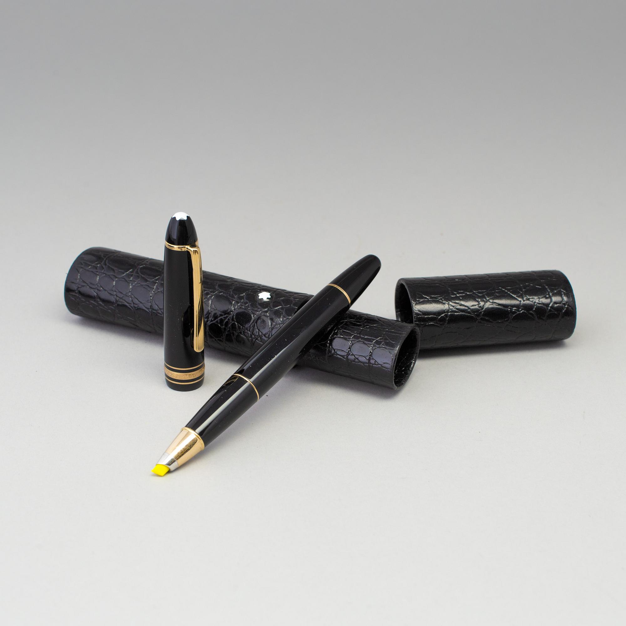 A Montblanc highlighter document pen. Bukowskis
