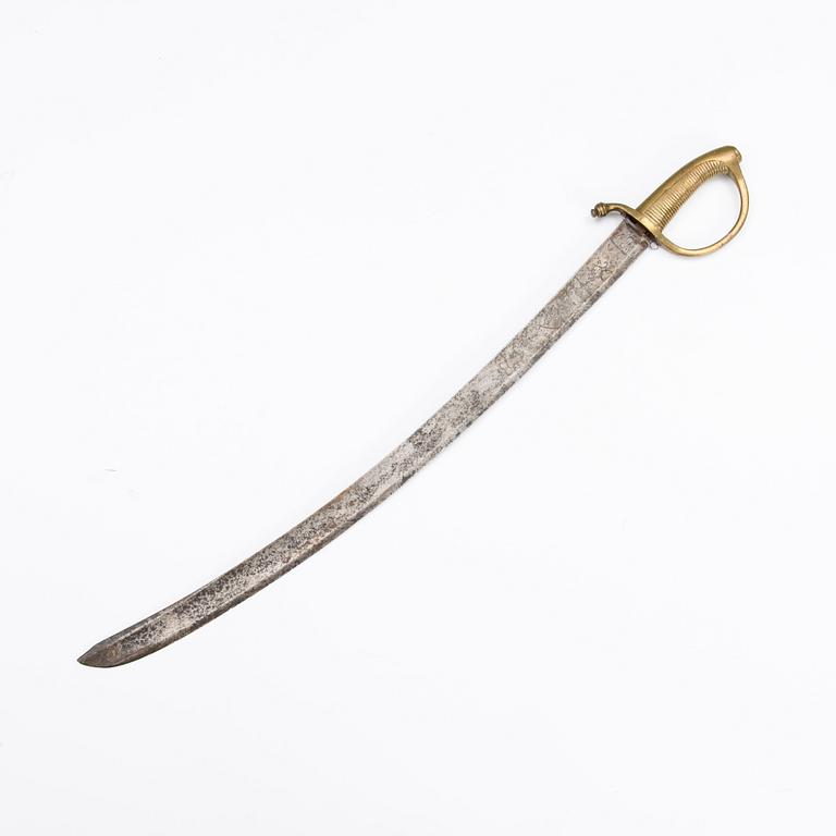 A Russian short sword, model 1817.