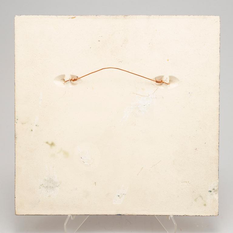 Lisa Larson, a stoneware wall relief, Gustavsberg.