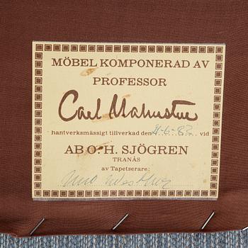 Carl Malmsten, a 'Farmor' easy chair, OH Sjögren Tranås second part of the 20th century..
