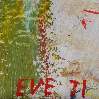 EVE ERIKSSON, olja på pannå. Monogramsign o dat 71.