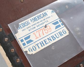 KOFFERT, Multnomah Baggageman Proof, Portland, omkring år 1900.