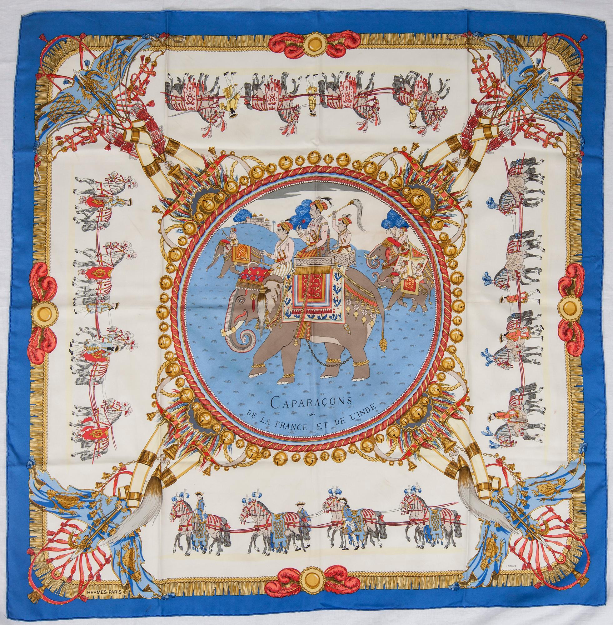 SCARF, "Caparaçons de la France et de l'Inde", Hermès.