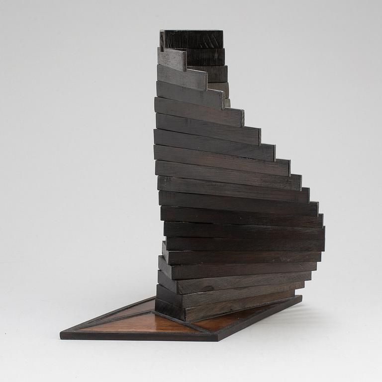 LARS KLEEN, sculpture, wood, signed and dated -89.