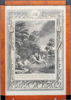 BERNARD PICART, 10st, gravyrer, ur boken  “The Temple of Muses", 1700-talets mitt.