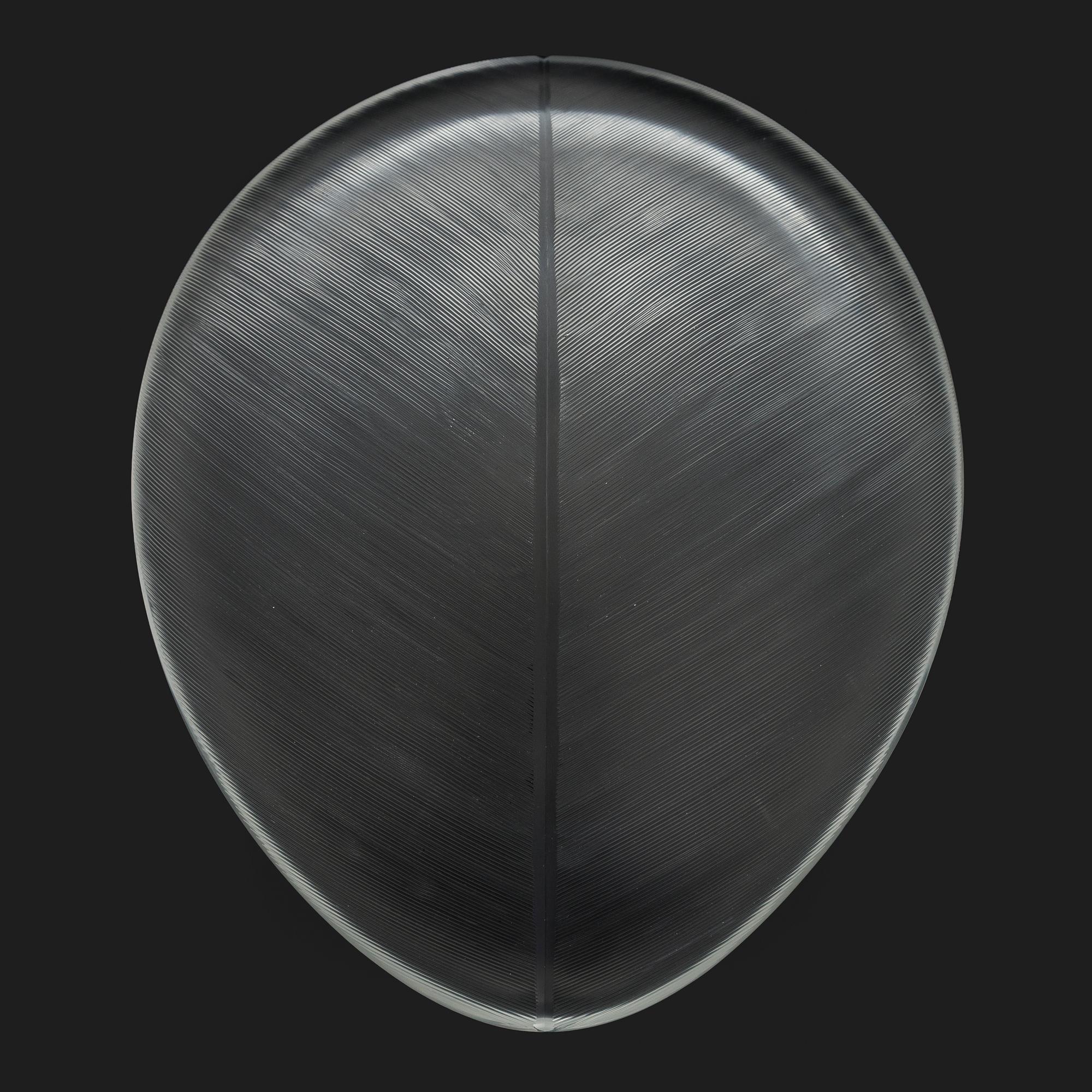 Tapio Wirkkala, A glass bowl "Lehti" (Leaf), signed Tapio Wirkkala Iittala -55.