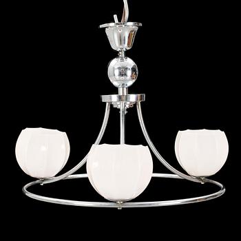 A mid- 20th century ceiling lamp.