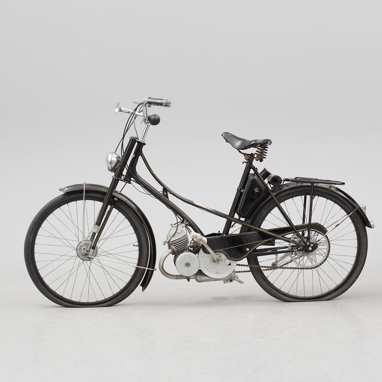 MOPED, MotoBecane, tillverkad i Danmark, Frankrike, 1950-tal.