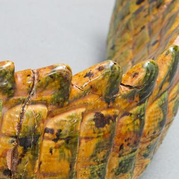 a ceramic crocodile sculpture from the second half of the 20th century.