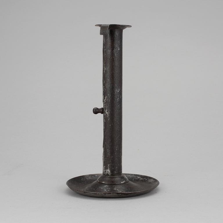 LJUSSTAKE, förtennad plåt, 1700-tal.