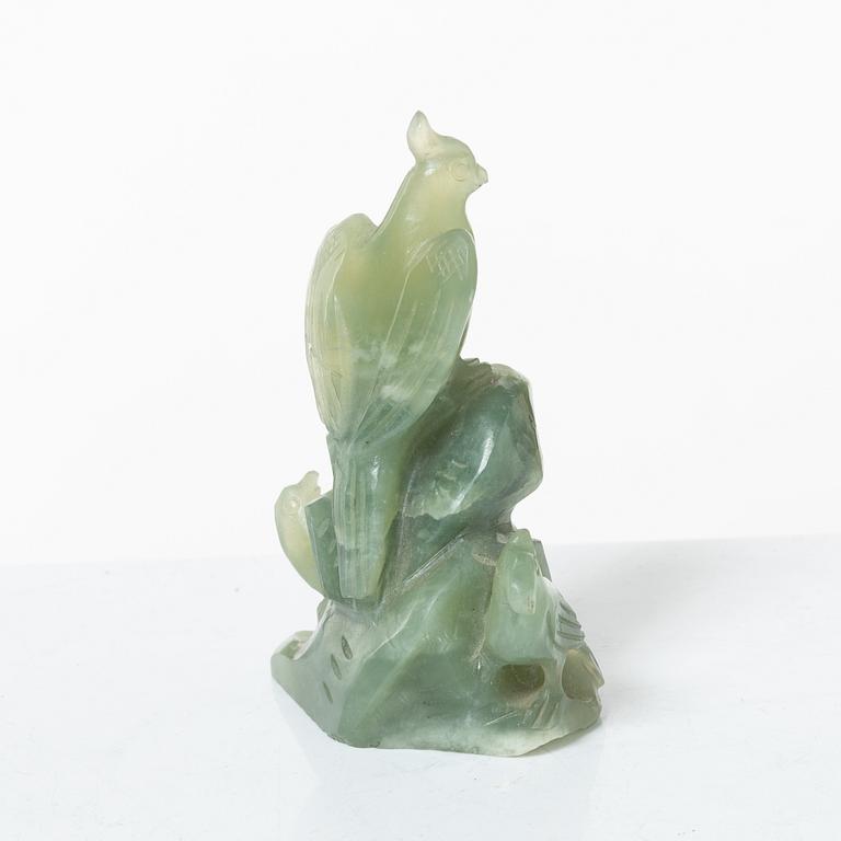 Samling stenfigurer, åtta stycken, Kina, 1900-tal/samtida.