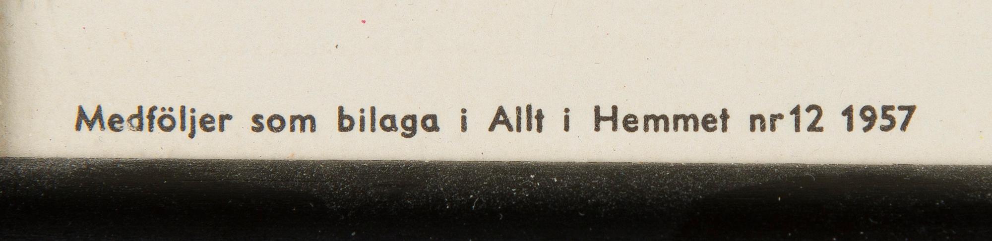 Tove Jansson, paperitalo "Muumitalo", 1957.
