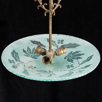 A 1940's ceiling lamp.