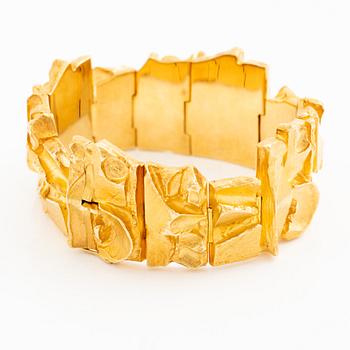 A Björn Weckström bracelet 18K gold "Tenochtitlan", for Lapponia.