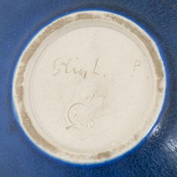 Stig Lindberg, a stoneware bowl, Gustavsberg Studio, Sweden 1945.