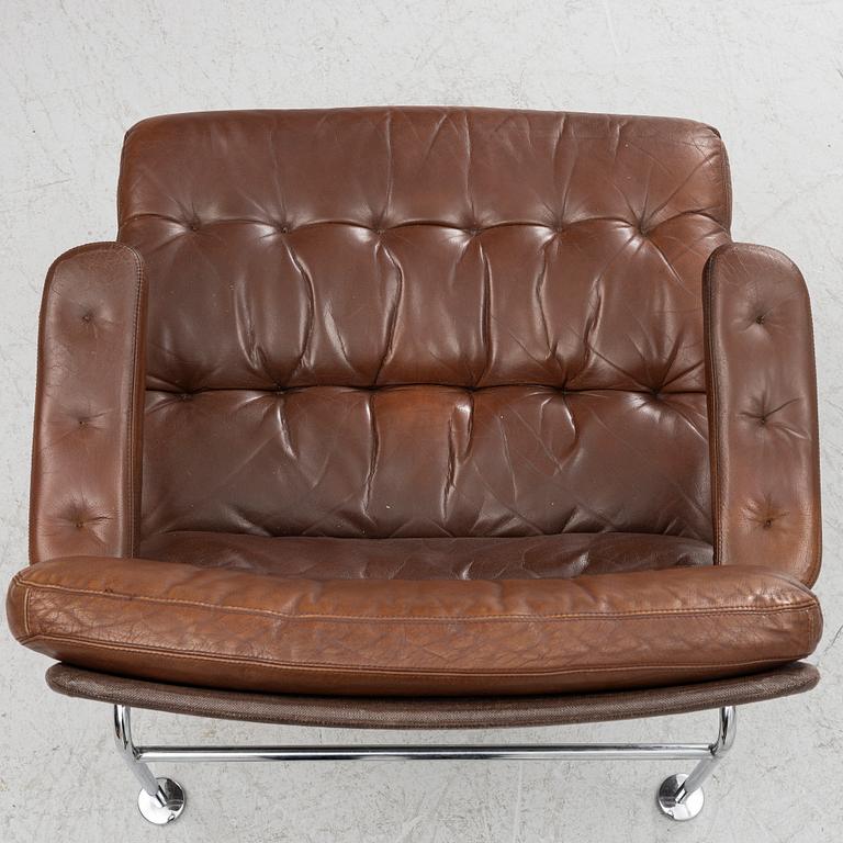 Bruno Mathsson, a pair of 'Birgitta' armchairs, Dux, Sweden,