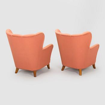 A mid-20th century armchairs.