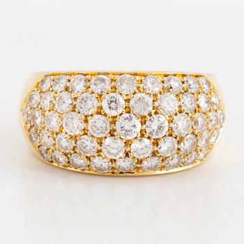 Ring, 18K gold with brilliant-cut diamond 2,14 ct, Garavelli Aldo.