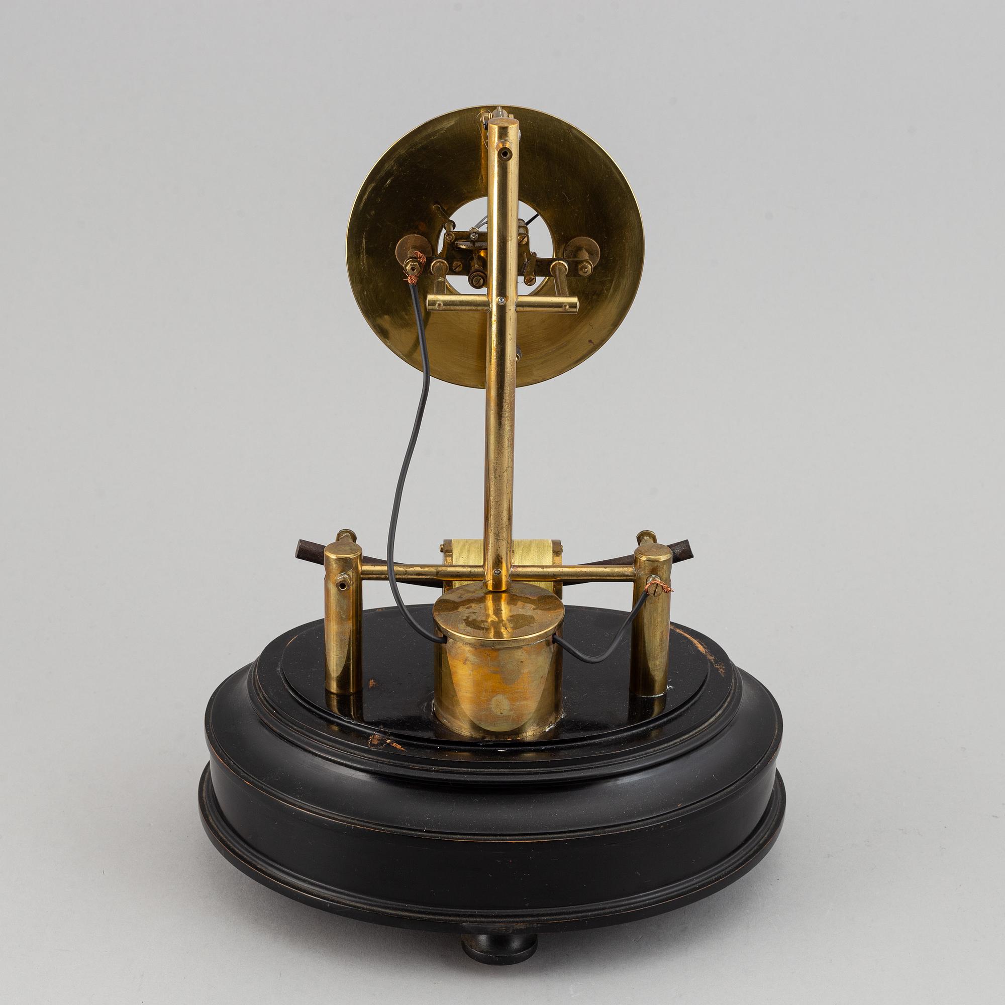 A Bulle patent table clock, circa 1900.
