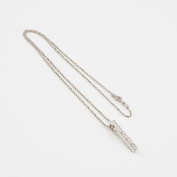 Hänge 18K vitguld med runda briljantslipade diamanter.