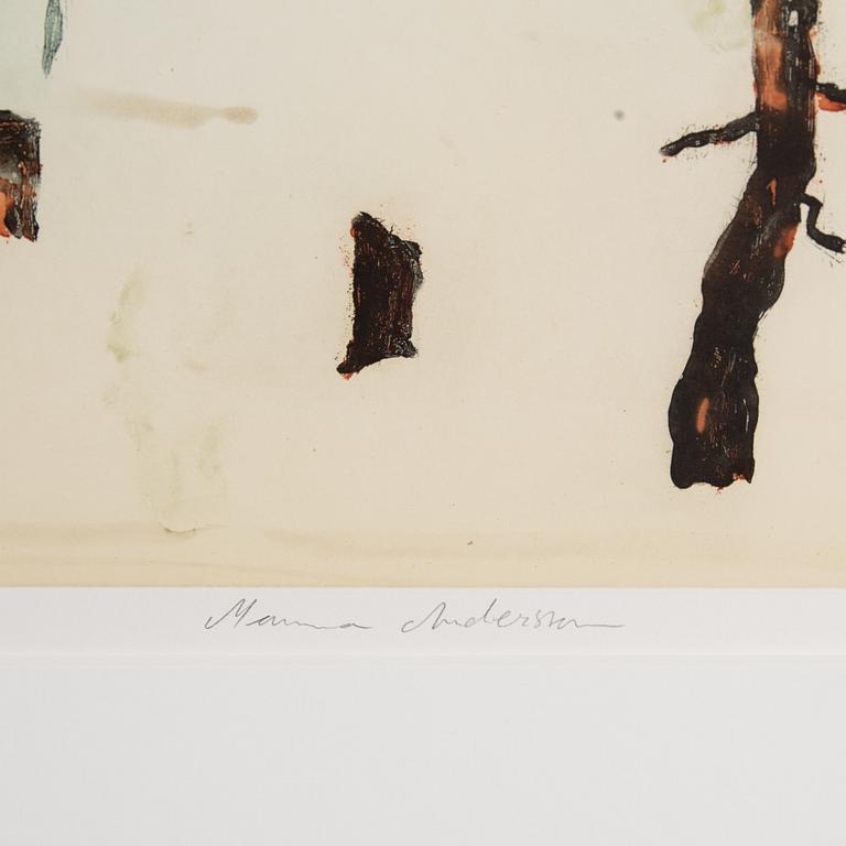 Karin Mamma Andersson, färgetsning, 2008, signerad 7/50.