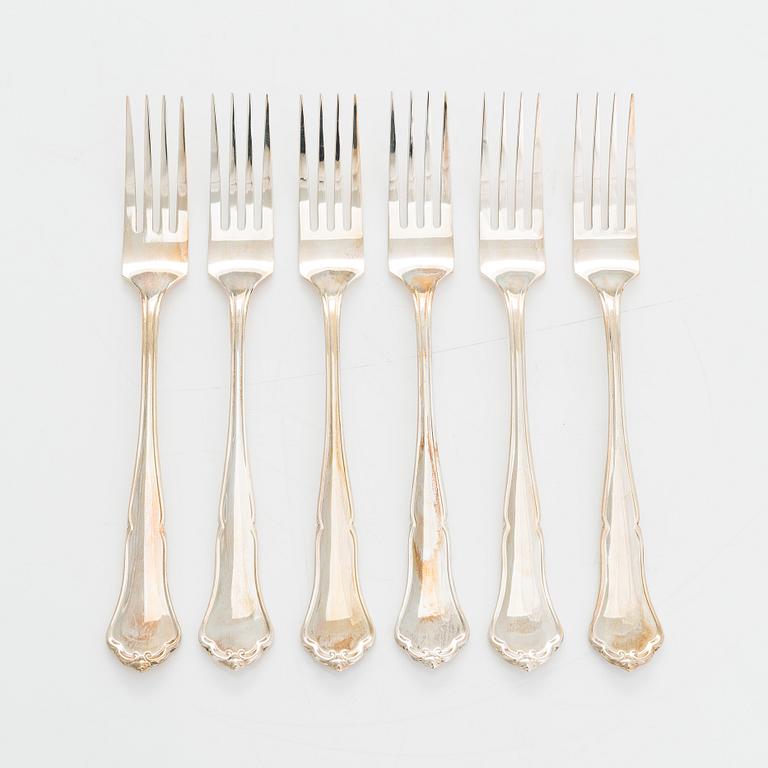 Bestickuppsättning, 18 delar, "Chippendale", Finland 1994.