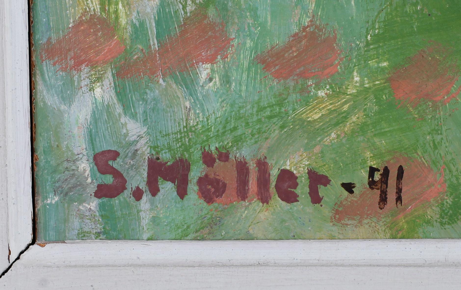 SIGURD MÖLLER, olja på pannå, signerad och daterad -41.