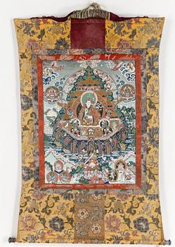 THANGKA, Tibet, 1900-tal.