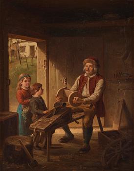 641. Bengt Nordenberg, In the workshop.