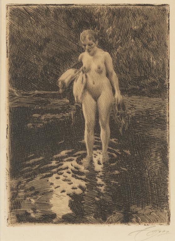 Anders Zorn, "Vadstället".