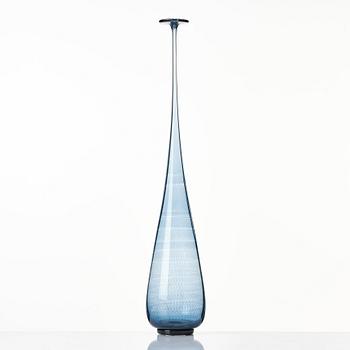 Nils Landberg, a glass vase, Orrefors, Sweden 1964.