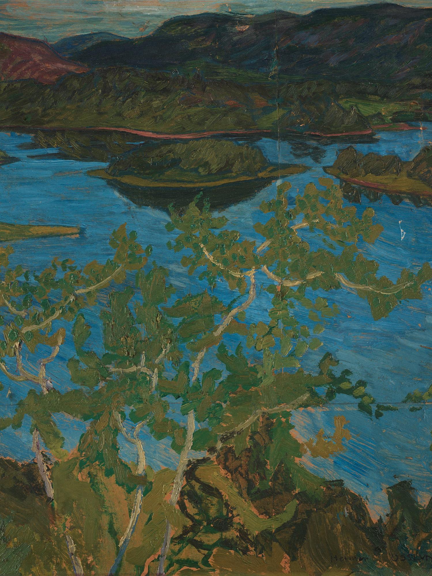 Helmer Osslund, Motiv från Nordingrå.