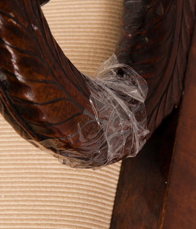 KARMSTOL, biedermeier, 1800-talets mitt.