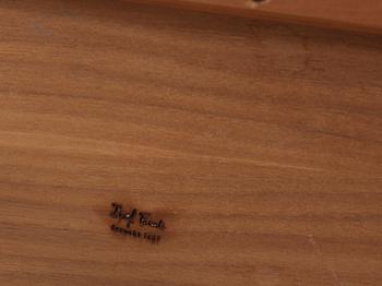 A Josef Frank elm and walnut sofa table, Svenskt Tenn, model 1057.