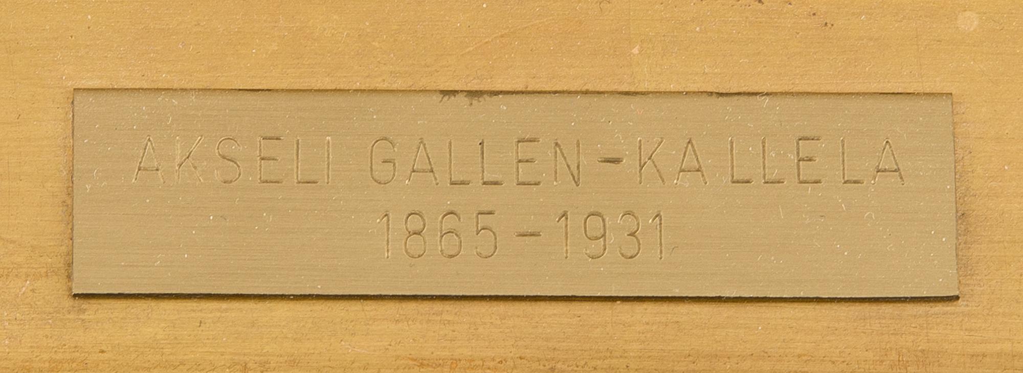 AKSELI GALLEN-KALLELA, SOLLJUS I SKOGEN.