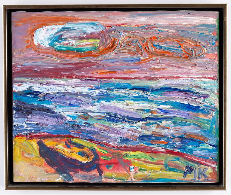 Mauritz Karström, oil on canvas, signed. dated 2000 verso.