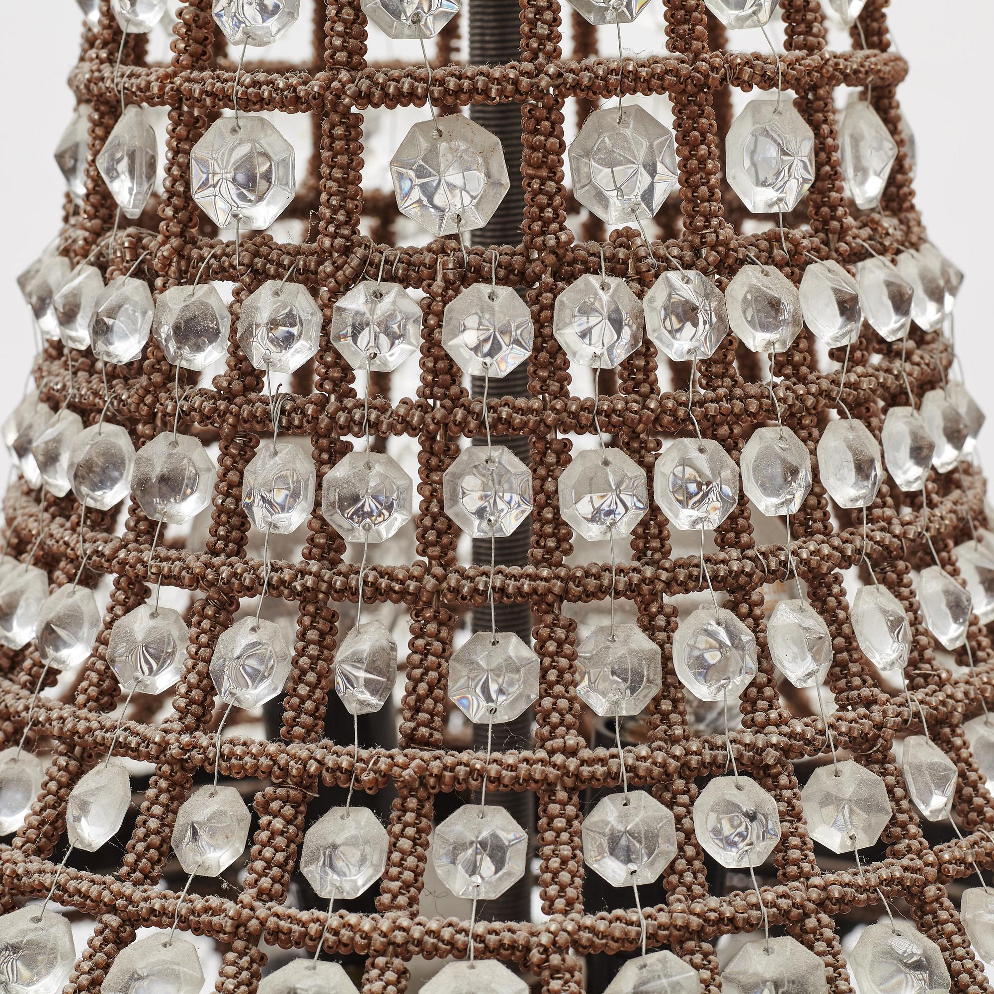 A chandelier, mid 20th Century.