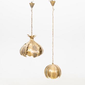 Svend Aage Holm-Sørensen, taklampor 2 st, Holm-Sørensen & Pedersen Belysning ApS, Danmark, 1960-tal.