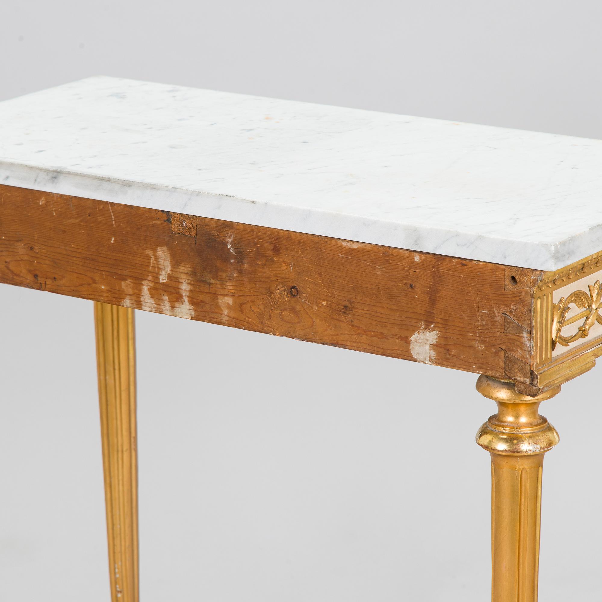 Konsolbord, sekelskiftet 1700/ 1800-tal.