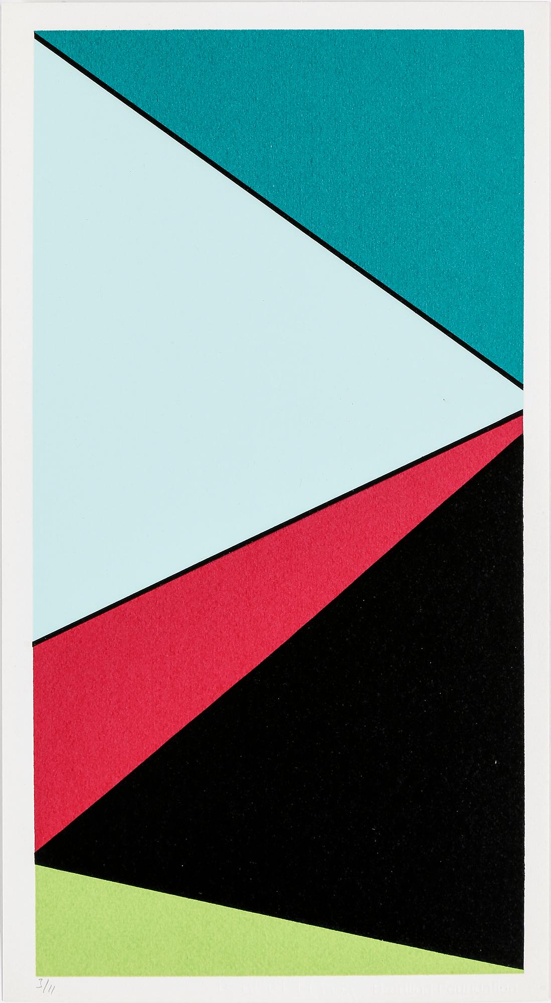 OLLE BAERTLING,  färgserigrafi, numrerad med blyerts 3/11, blindstämpel Baertling Foundation.