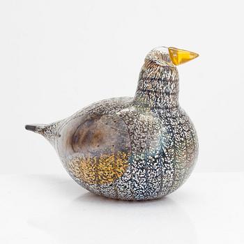 Oiva Toikka, a glass bird, signed O. Toikka Nuutajärvi.