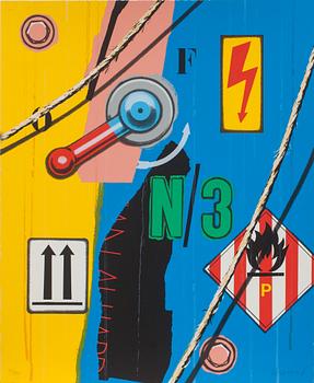 PETER KLASEN, färgserigrafi, signerad och numrerad 51/250.