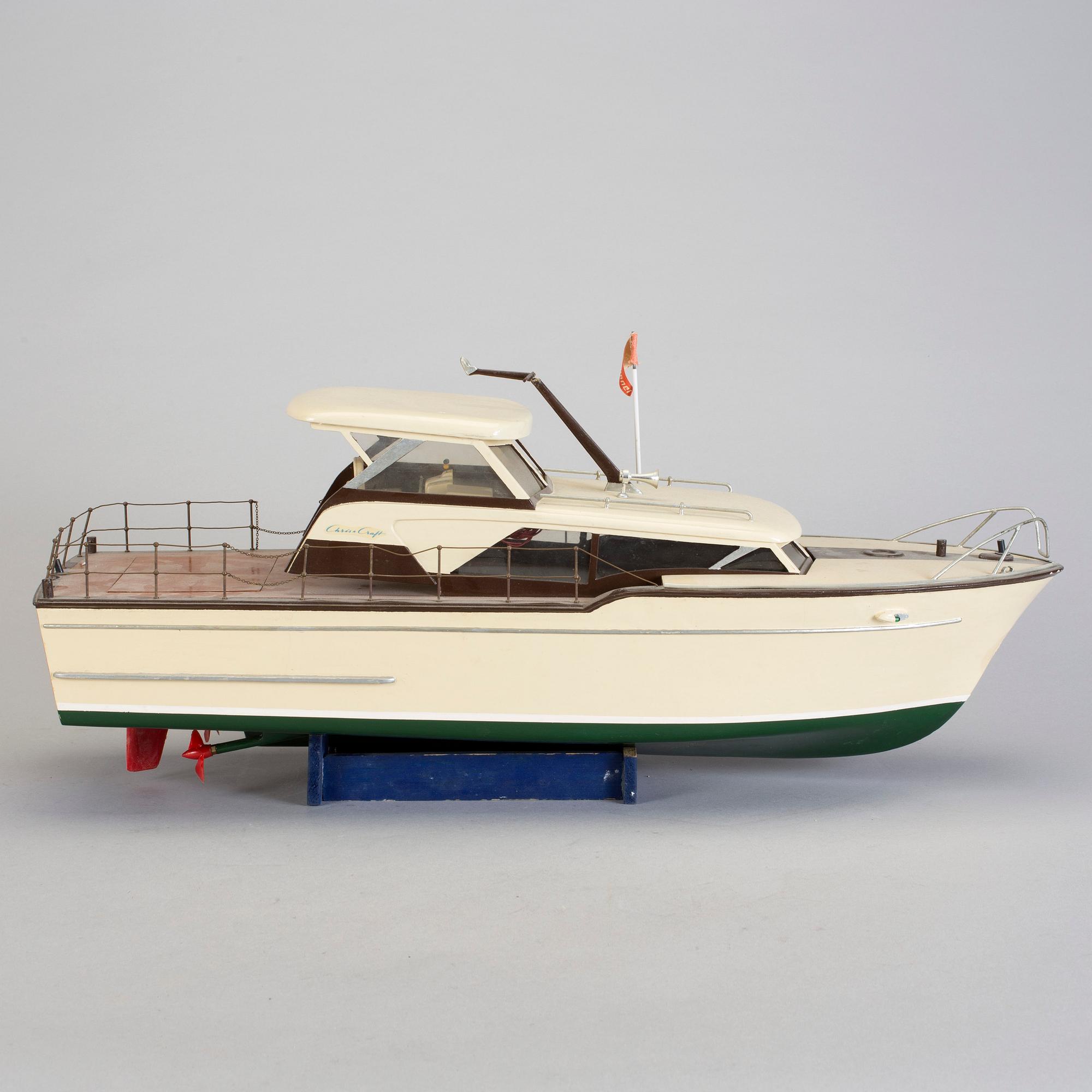 A Graupner mid 20th Century model boat.