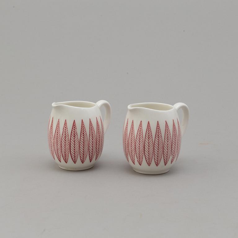 STIG LINDBERG, kaffeservis, 15 delar, porslin, "Salix", Gustavsberg.