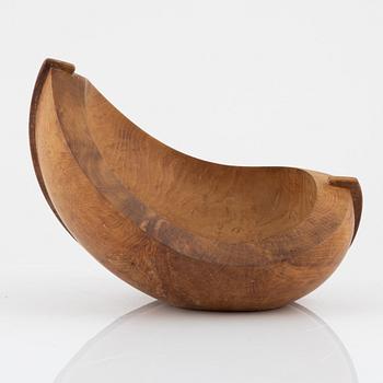 Roland Wilhelmsson, a wooden sculpture, signed and with pencil dated 1987.
