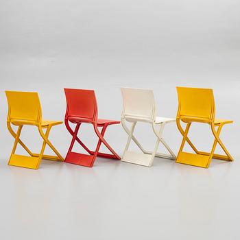 Jens Ring Bursche, fällstolar, 4 st, "Fun Waves", för Figurae di Jd., Italien, 2000-tal.
