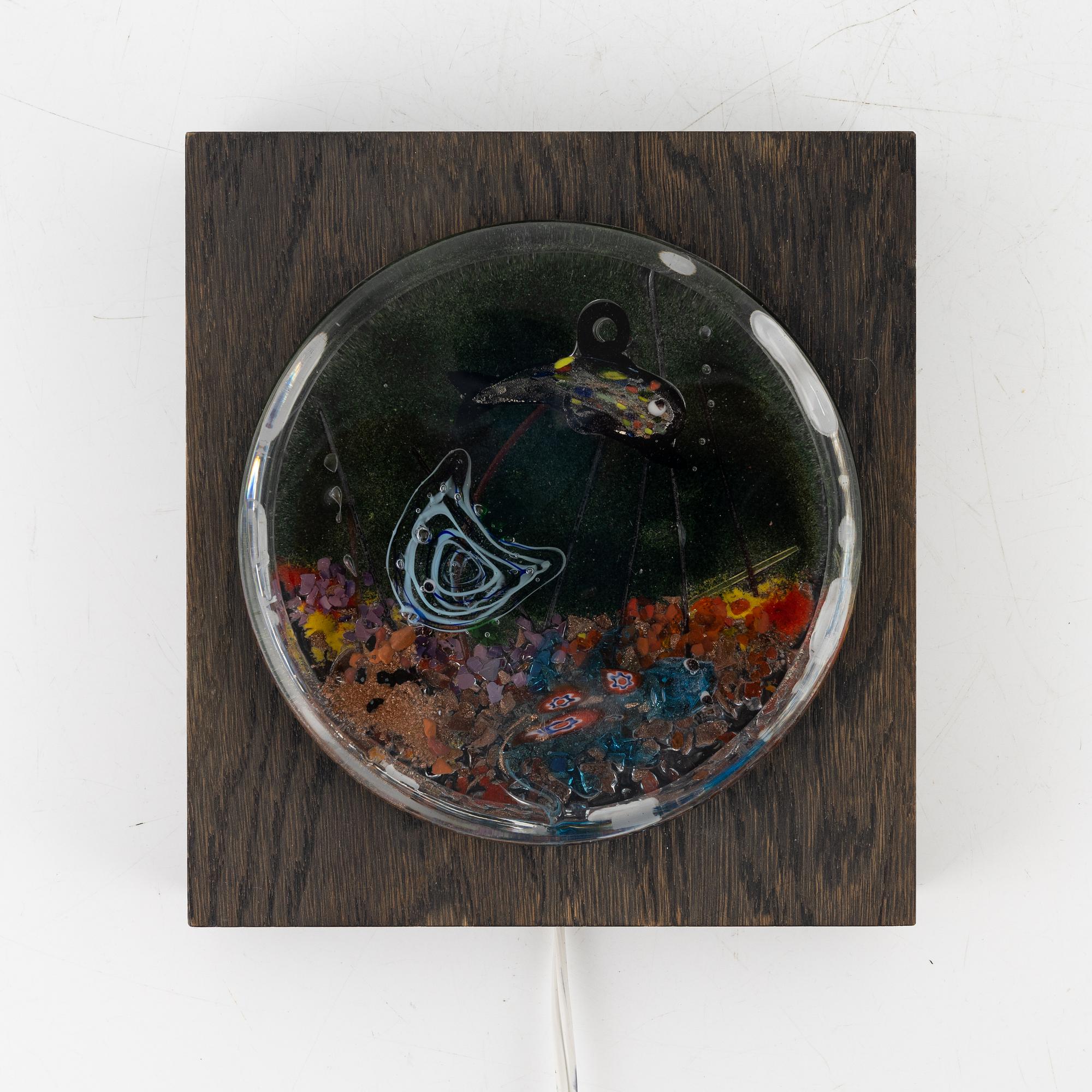 Robert Oldergaarden, a unique Swedish glass sculpture.