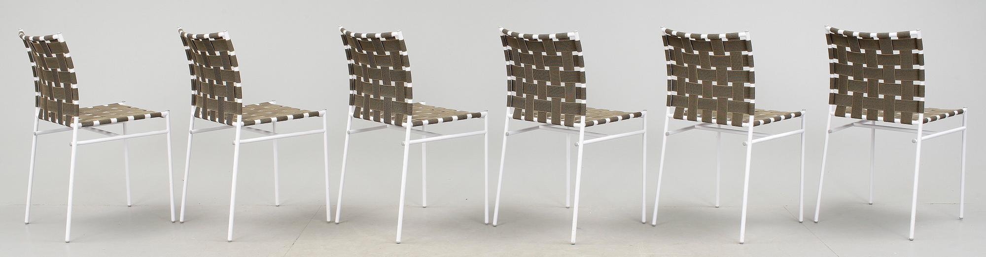 STOLAR, 6st, "Tagliatelle", Jasper Morrison, Alias, Italien. Formgiven 2011.