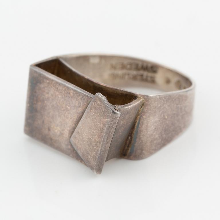 Birger Haglund, ring, sterlingsilver.